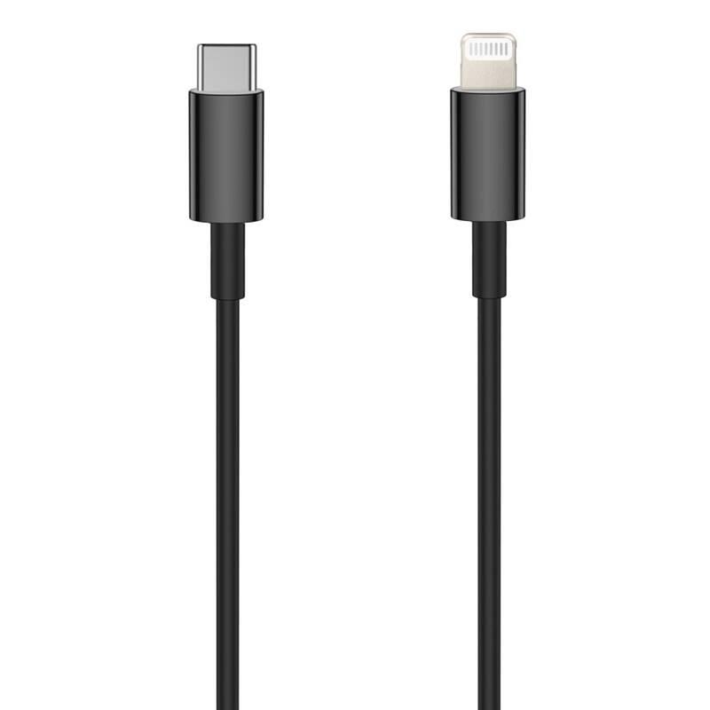 Kabel Forever Setty USB-C Lightning 1m černý, Kabel, Forever, Setty, USB-C, Lightning, 1m, černý