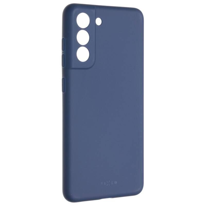Kryt na mobil FIXED Story na Samsung Galaxy S21 FE modrý