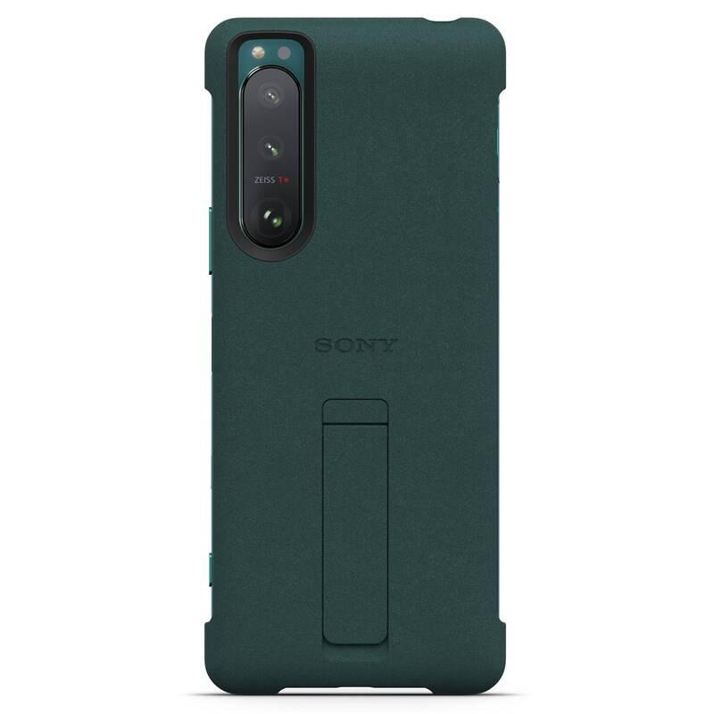 Kryt na mobil Sony Xperia 5 III Stand Cover zelený