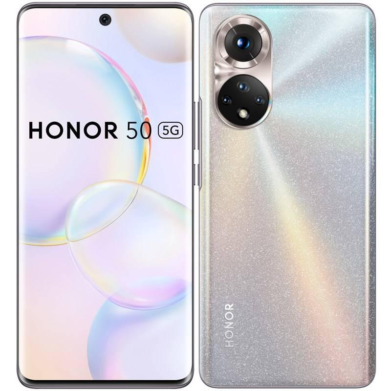 Mobilní telefon Honor 50 5G 8 256 GB - Frost Crystal, Mobilní, telefon, Honor, 50, 5G, 8, 256, GB, Frost, Crystal