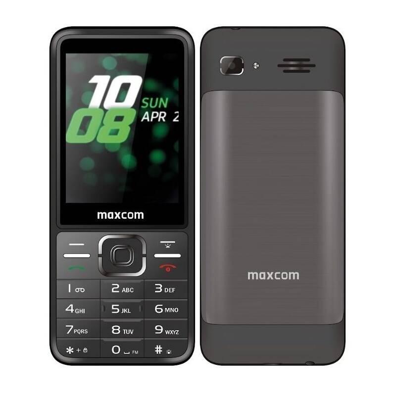 Mobilní telefon MaxCom Classic MM244 šedý