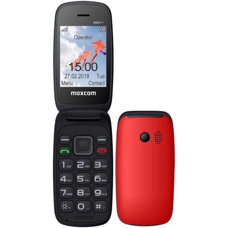 Mobilní telefon MaxCom Comfort MM817 červený