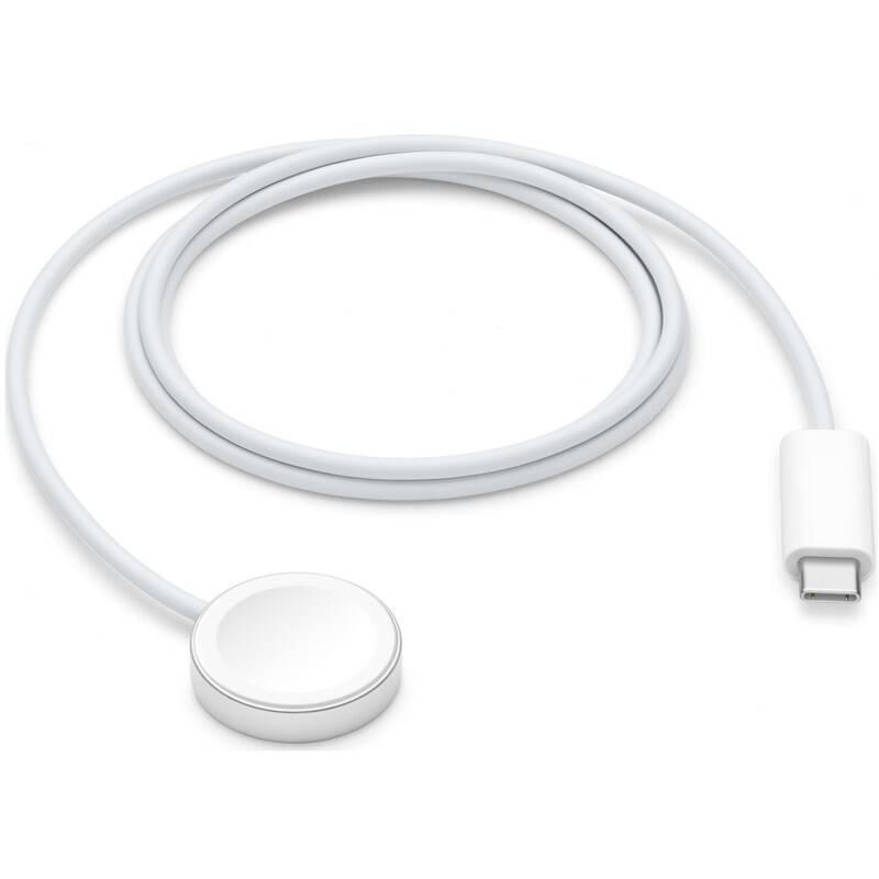 Nabíjecí kabel Apple magnetický pro Apple Watch - USB-C, 1m bílý
