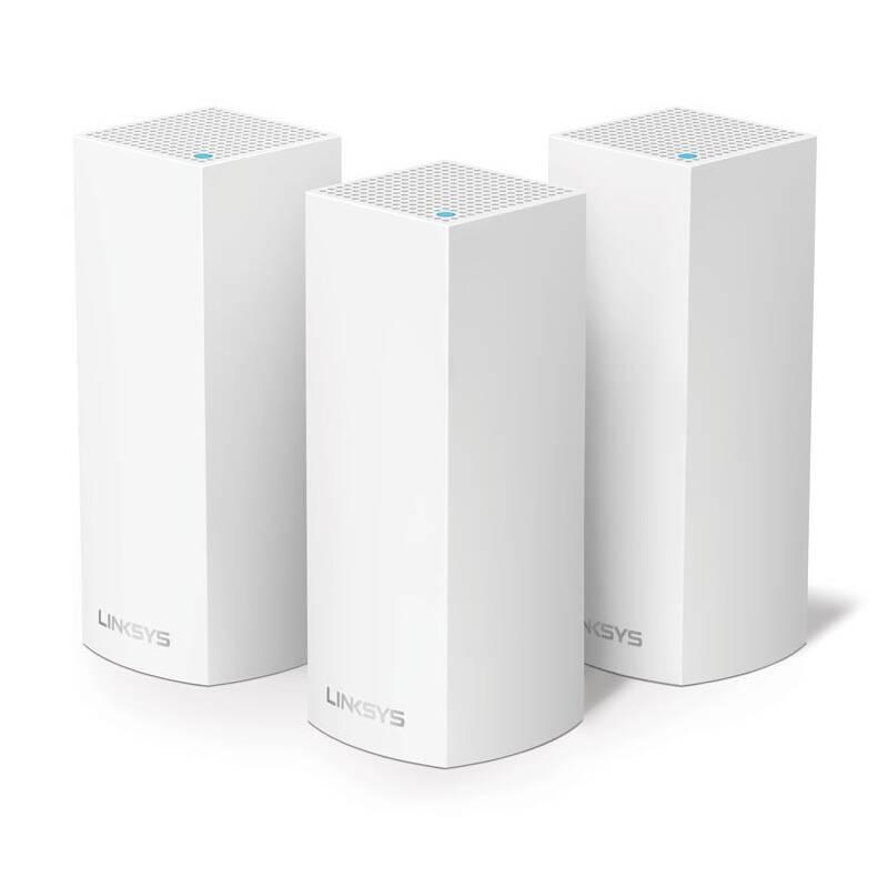 Přístupový bod Linksys Velop Mesh Wi-fi System, Tri-Band, 3-Pack bílý, Přístupový, bod, Linksys, Velop, Mesh, Wi-fi, System, Tri-Band, 3-Pack, bílý