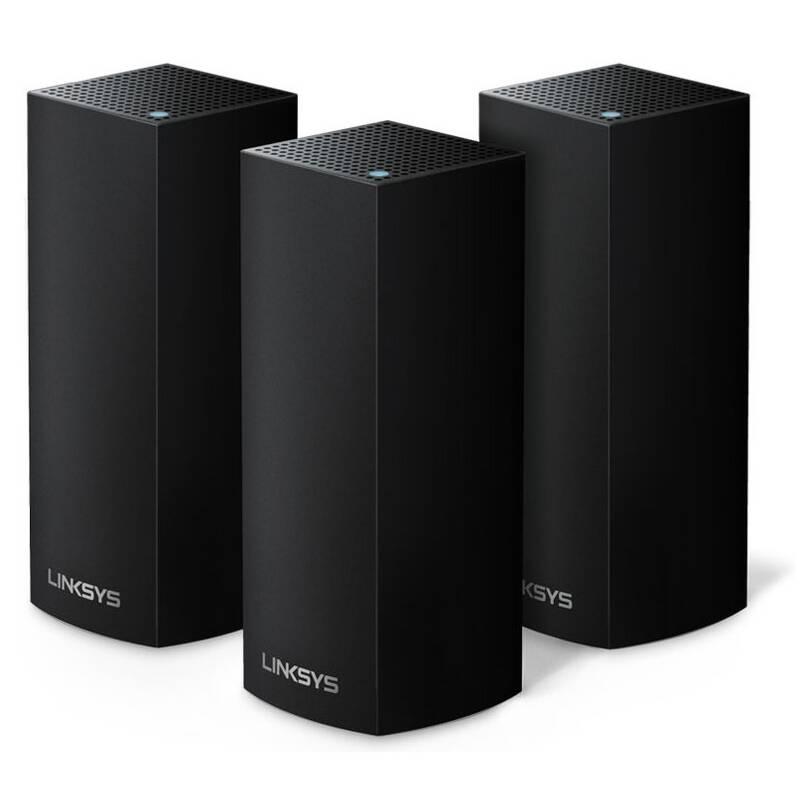 Přístupový bod Linksys Velop Mesh Wi-fi System, Tri-Band, 3-Pack černý