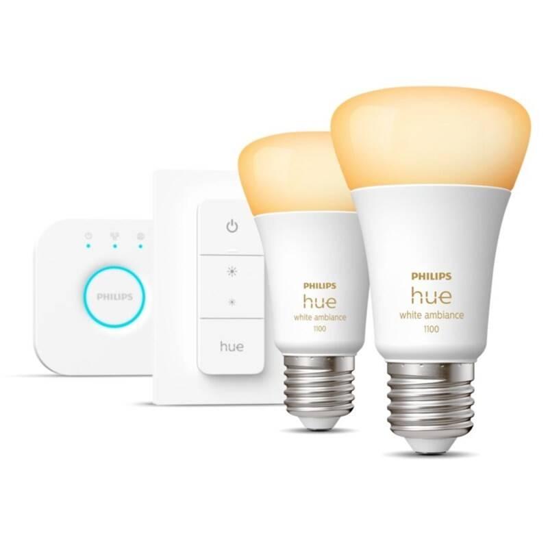 Startovací sada Philips Hue Bluetooth, 8W, E27, White Ambiance bridge Switch
