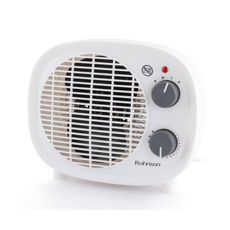 Teplovzdušný ventilátor Rohnson R-6066 bílý
