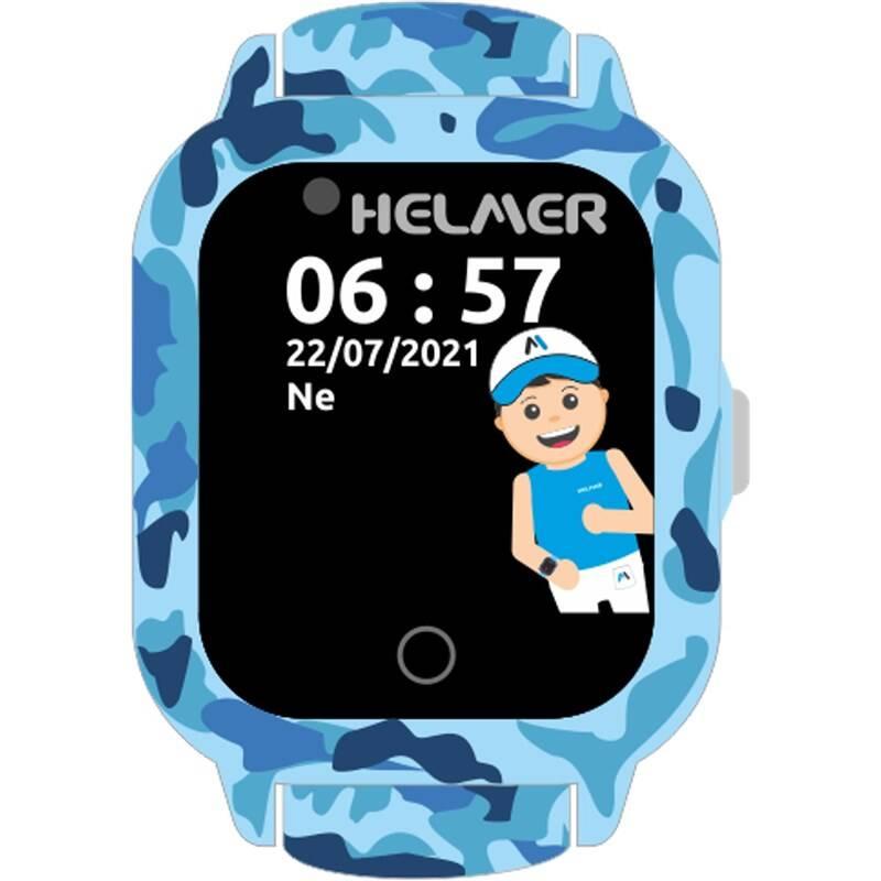 Chytré hodinky Helmer LK 710 dětské s GPS lokátorem modré
