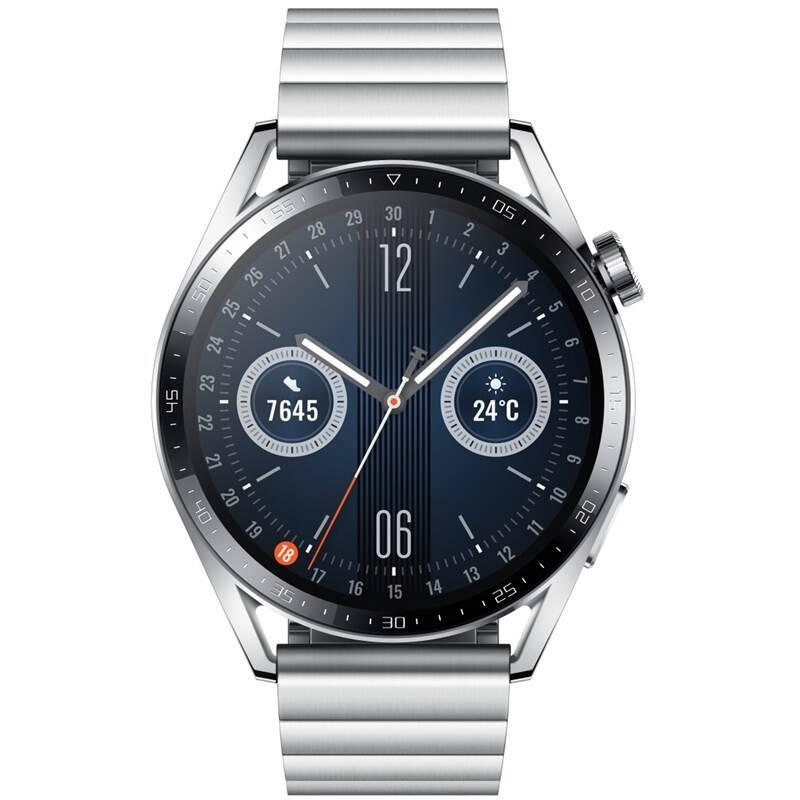 Chytré hodinky Huawei Watch GT 3 46mm - Stainless Steel Stainless Steel Strap
