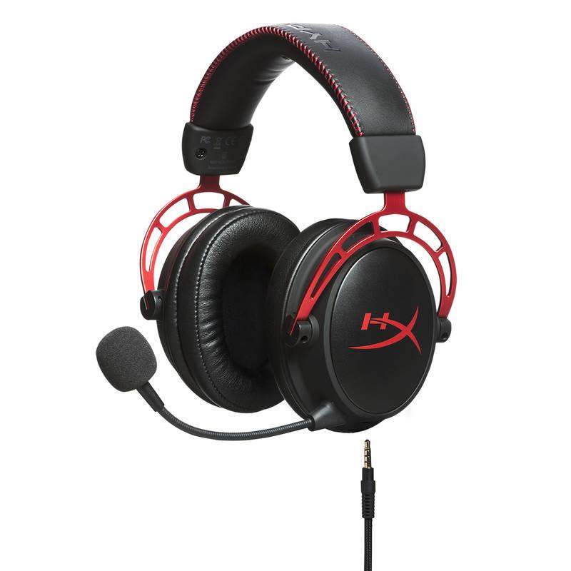 Headset HyperX Cloud Alpha černý červený