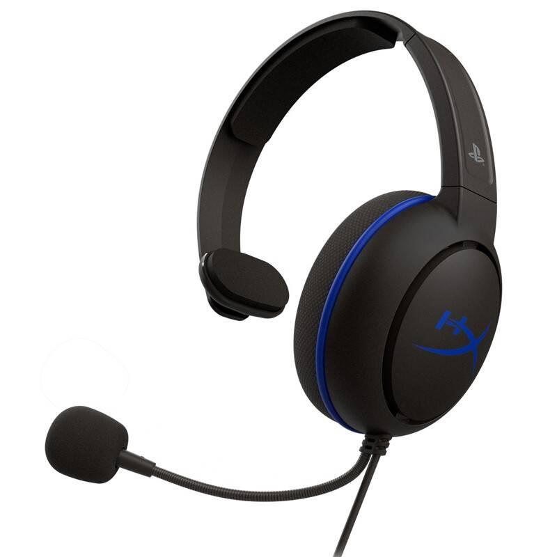 Headset HyperX Cloud Chat - PS4 černý modrý