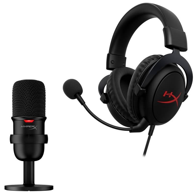 Headset HyperX Streamer Starter Pack černý