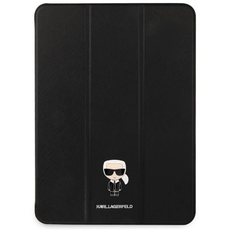 Pouzdro na tablet Karl Lagerfeld Metal Saffiano na Apple iPad Pro 11" černé