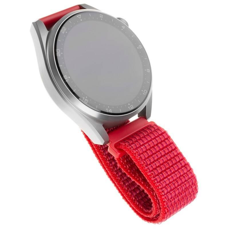 Řemínek FIXED Nylon Strap s šířkou 20mm pro smartwatch červený, Řemínek, FIXED, Nylon, Strap, s, šířkou, 20mm, pro, smartwatch, červený