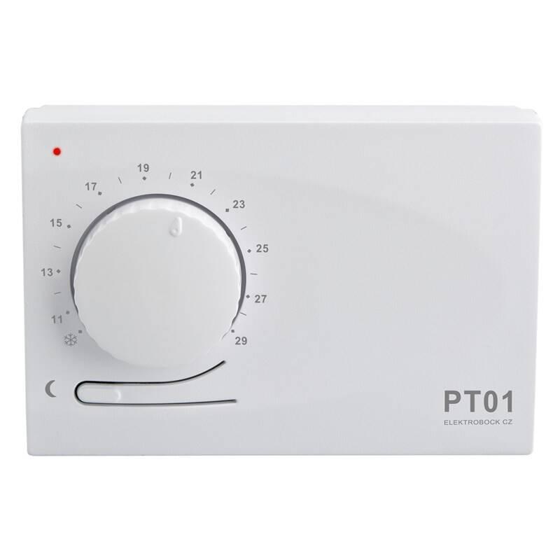 Termostat Elektrobock PT01 bílý