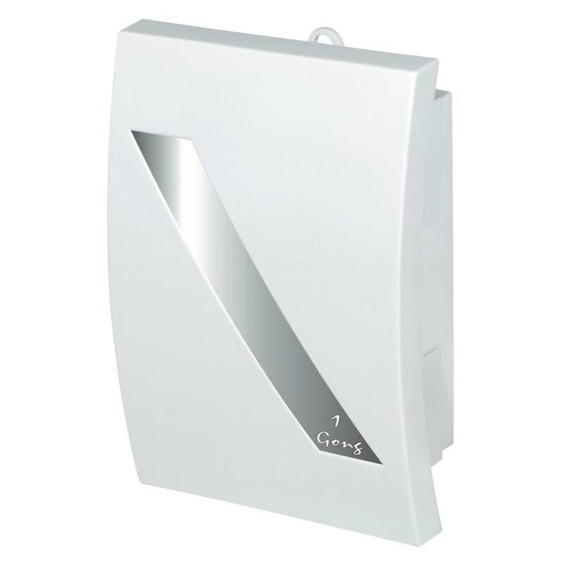 Zvonek Elektrobock ZV2-1 GONG, drátový bílý