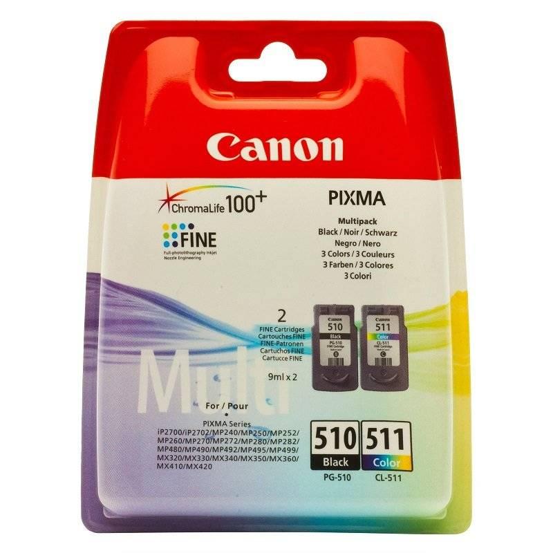 Inkoustová náplň Canon PG-510 CL-511, 9ml