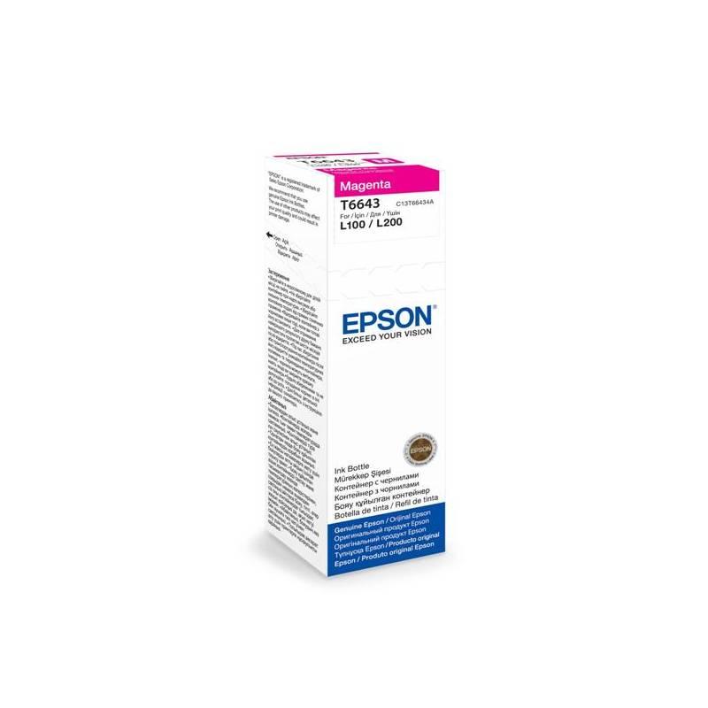 Inkoustová náplň Epson T6643, 70ml -