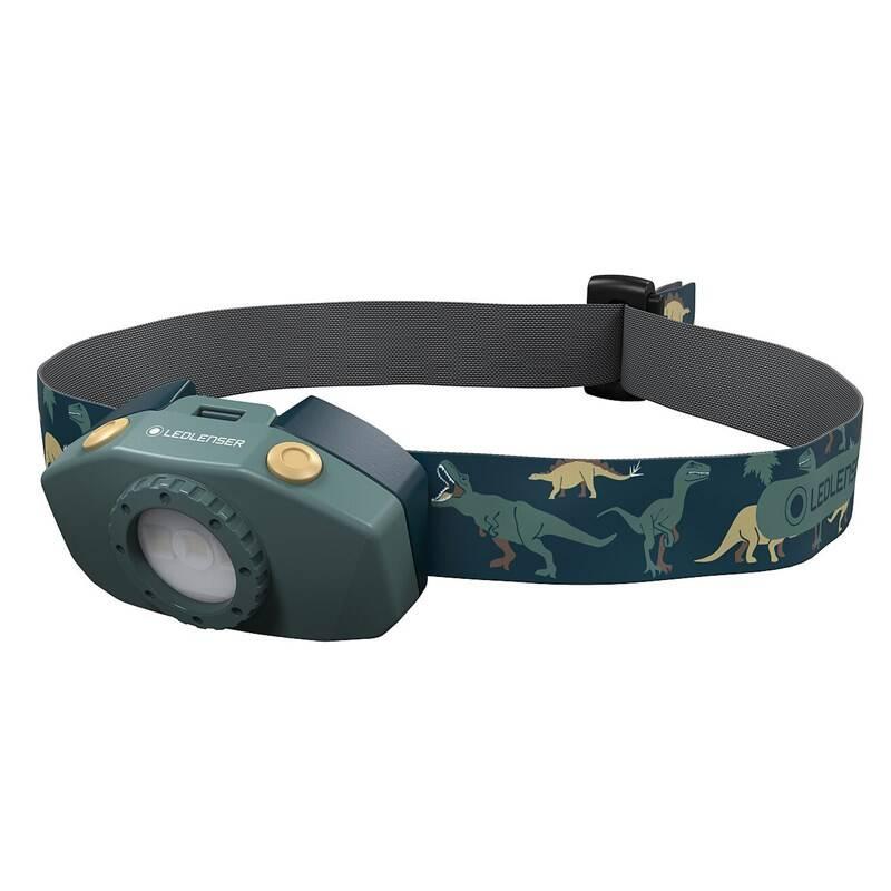 Čelovka LEDLENSER KIDLED 2 DINOSAUR zelená
