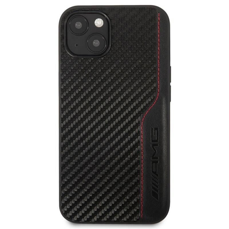 Kryt na mobil AMG Carbon Effect na Apple iPhone 13 černý