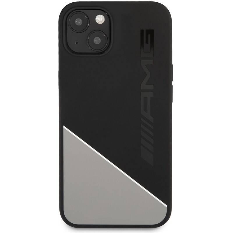 Kryt na mobil AMG Liquid Silicone na Apple iPhone 13 černý šedý, Kryt, na, mobil, AMG, Liquid, Silicone, na, Apple, iPhone, 13, černý, šedý