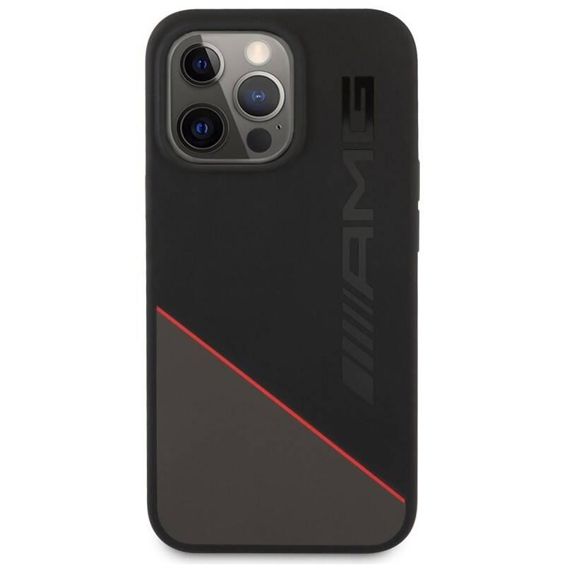 Kryt na mobil AMG Liquid Silicone na Apple iPhone 13 Pro černý červený, Kryt, na, mobil, AMG, Liquid, Silicone, na, Apple, iPhone, 13, Pro, černý, červený