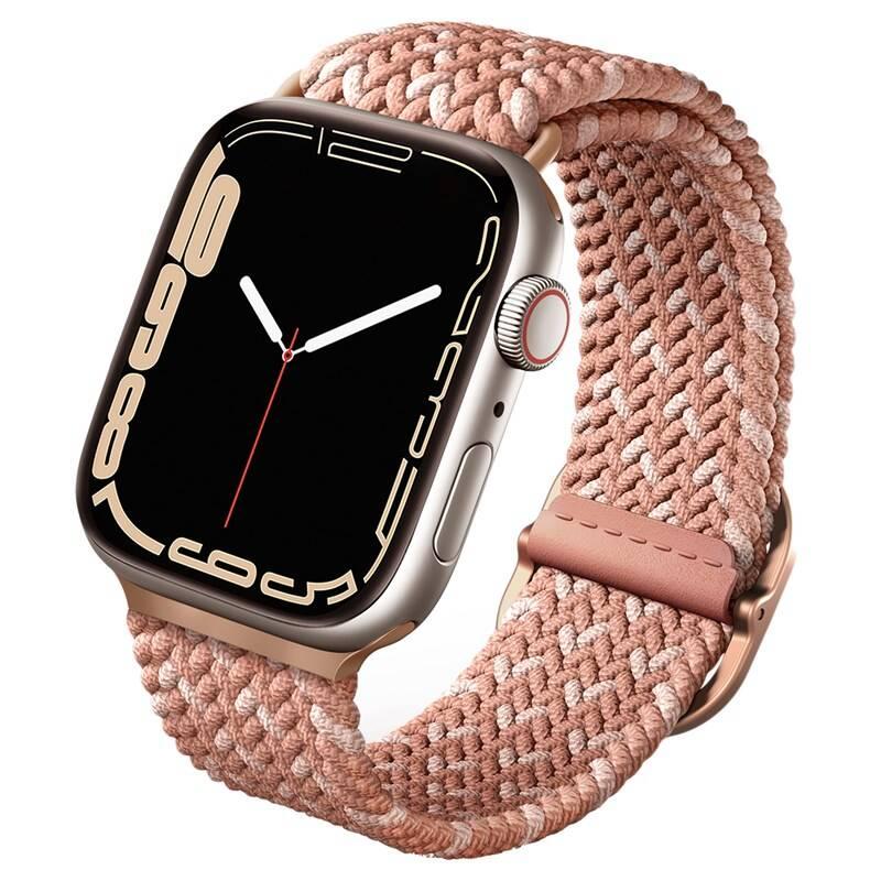 Řemínek Uniq Aspen Designer Edition na Apple Watch 38 40 41mm růžový