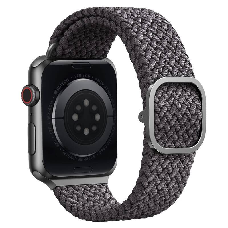 Řemínek Uniq Aspen na Apple Watch 42 44 45mm šedý, Řemínek, Uniq, Aspen, na, Apple, Watch, 42, 44, 45mm, šedý