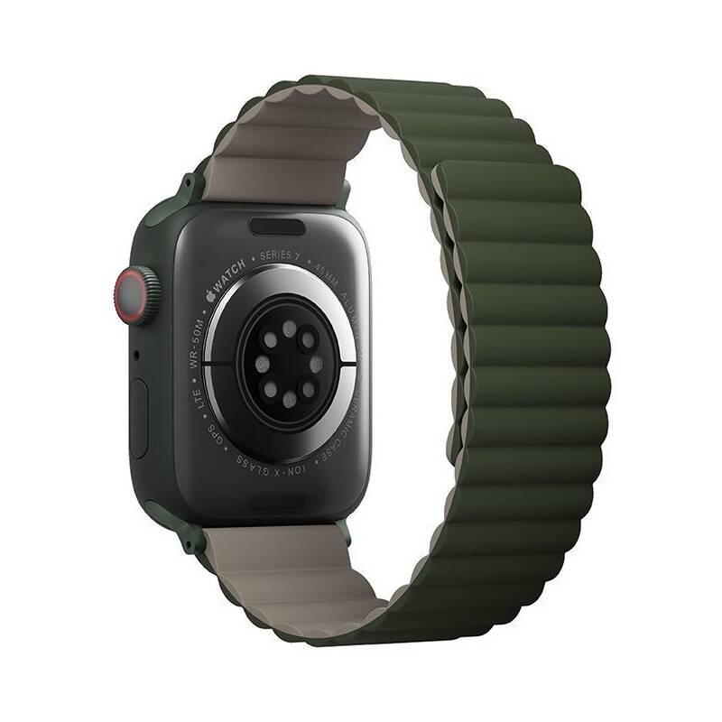 Řemínek Uniq Revix Reversible na Apple Watch 38 40 41mm zelený béžový, Řemínek, Uniq, Revix, Reversible, na, Apple, Watch, 38, 40, 41mm, zelený, béžový
