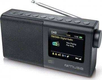 Kompaktní přenosný radiopřijímač MUSE M-117 DB