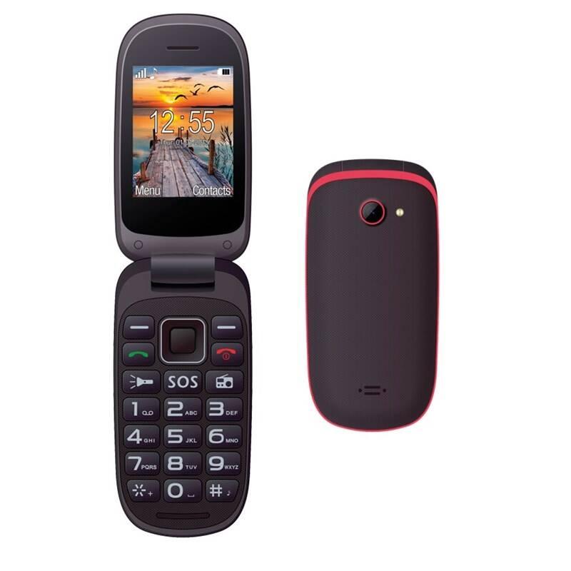 Mobilní telefon MaxCom Comfort MM818 Dual SIM červený