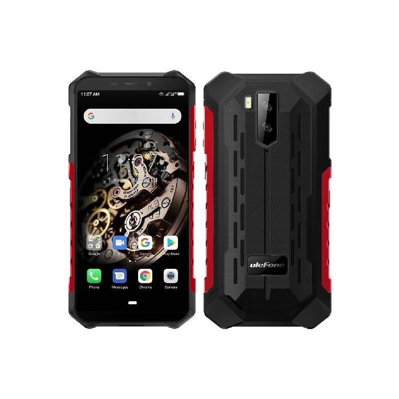 Mobilní telefon UleFone Armor X5 2020 černý červený