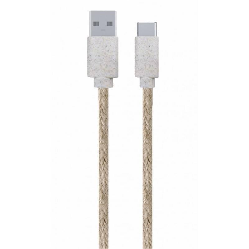 Kabel WG USB USB-C, konopný, 2m béžový