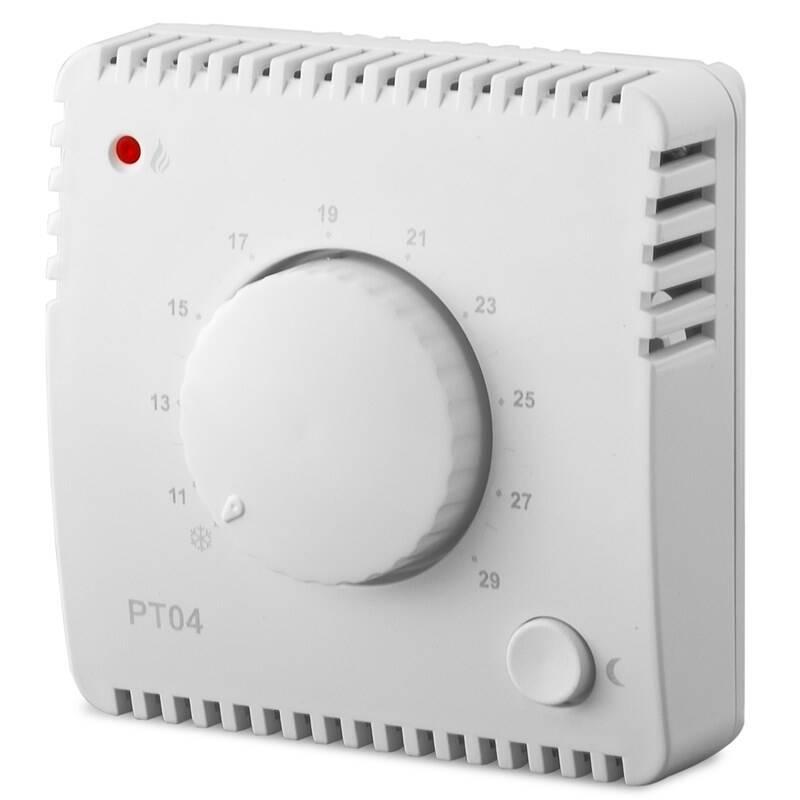 Termostat Elektrobock PT04 bílý, Termostat, Elektrobock, PT04, bílý