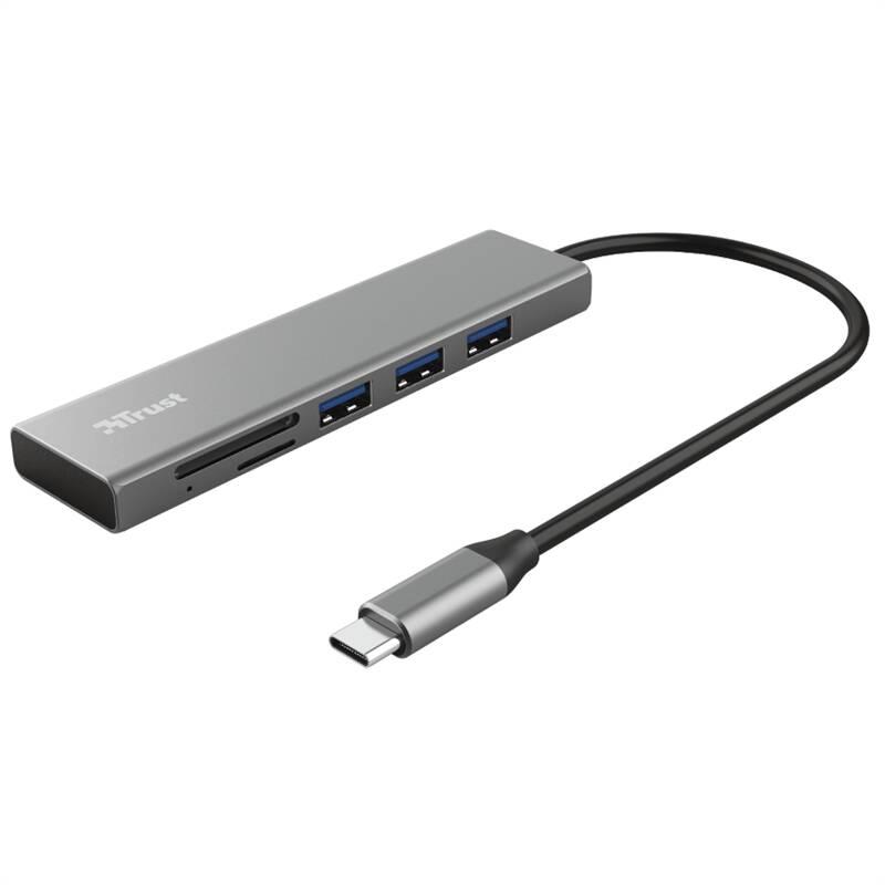 USB Hub Trust Halyx Fast USB-C, USB, Hub, Trust, Halyx, Fast, USB-C