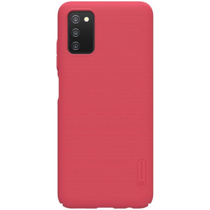 Kryt na mobil Nillkin Super Frosted na Samsung Galaxy A03s červený