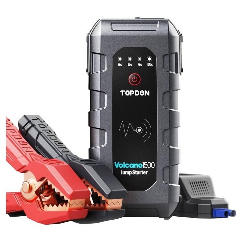 Powerbank Topdon Car Jump Starter Volcano 1500, 18000 mAh černá