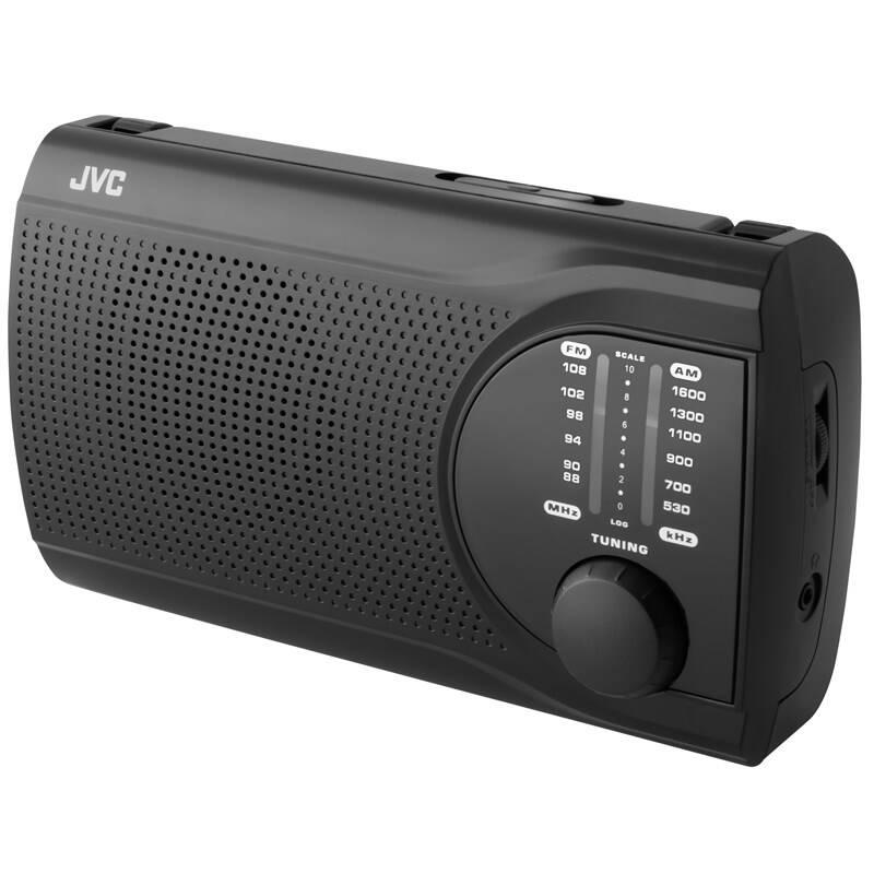 Radiopřijímač JVC RA-E321B černý