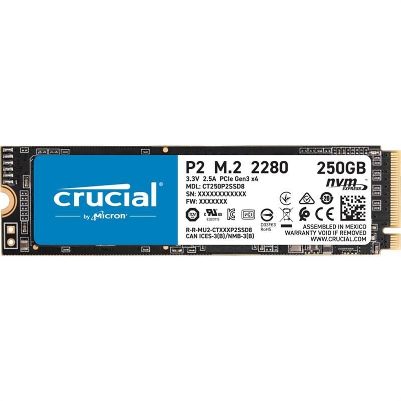 SSD Crucial P2 250GB M.2, SSD, Crucial, P2, 250GB, M.2