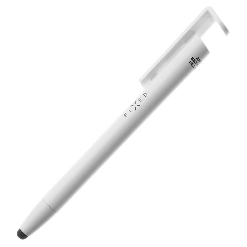 Stylus FIXED Pen 3v1, propiska a stojánek bílý