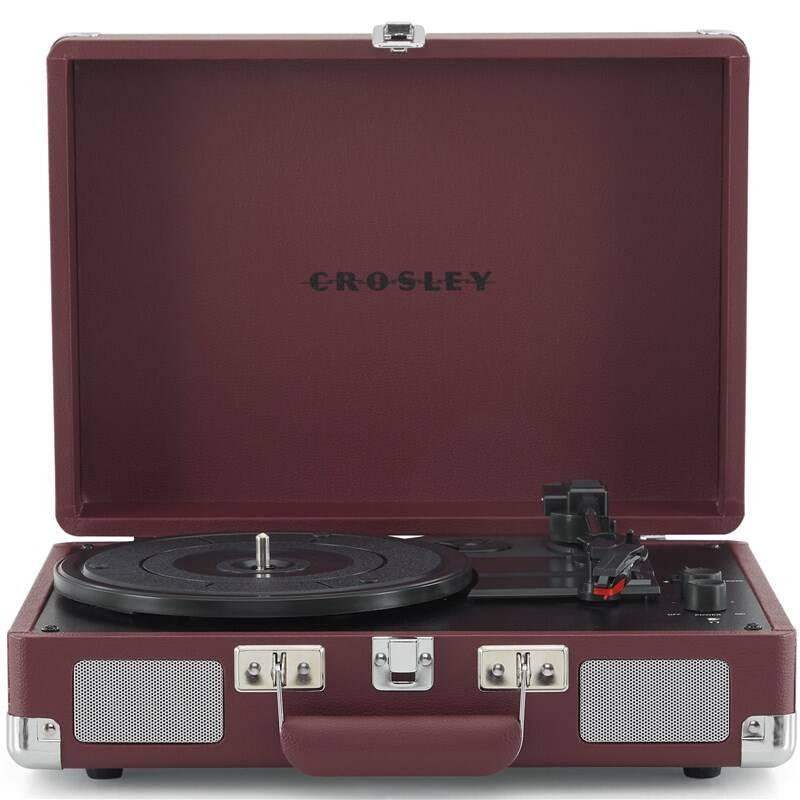 Gramofon Crosley Crusier Deluxe BT červený, Gramofon, Crosley, Crusier, Deluxe, BT, červený