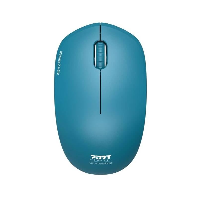 Myš PORT CONNECT Wireless Collection modrá