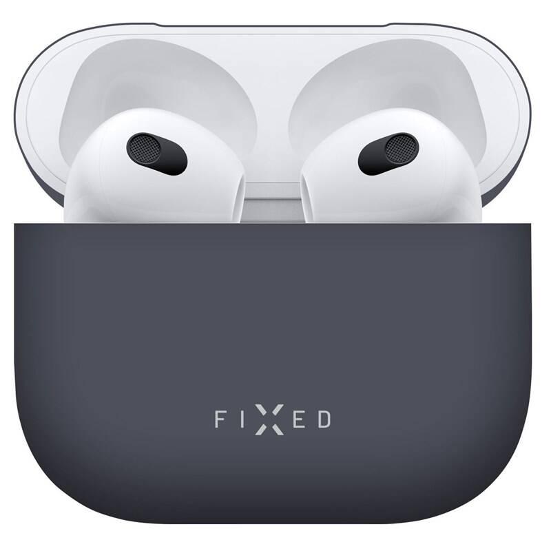 Pouzdro FIXED Silky pro Apple Airpods 3 modré