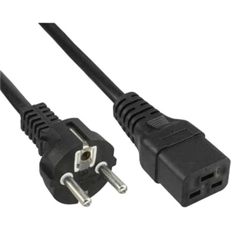 Kabel PremiumCord síťový k počítači 230V 16A IEC 320 C19 konektor, 1,5 m