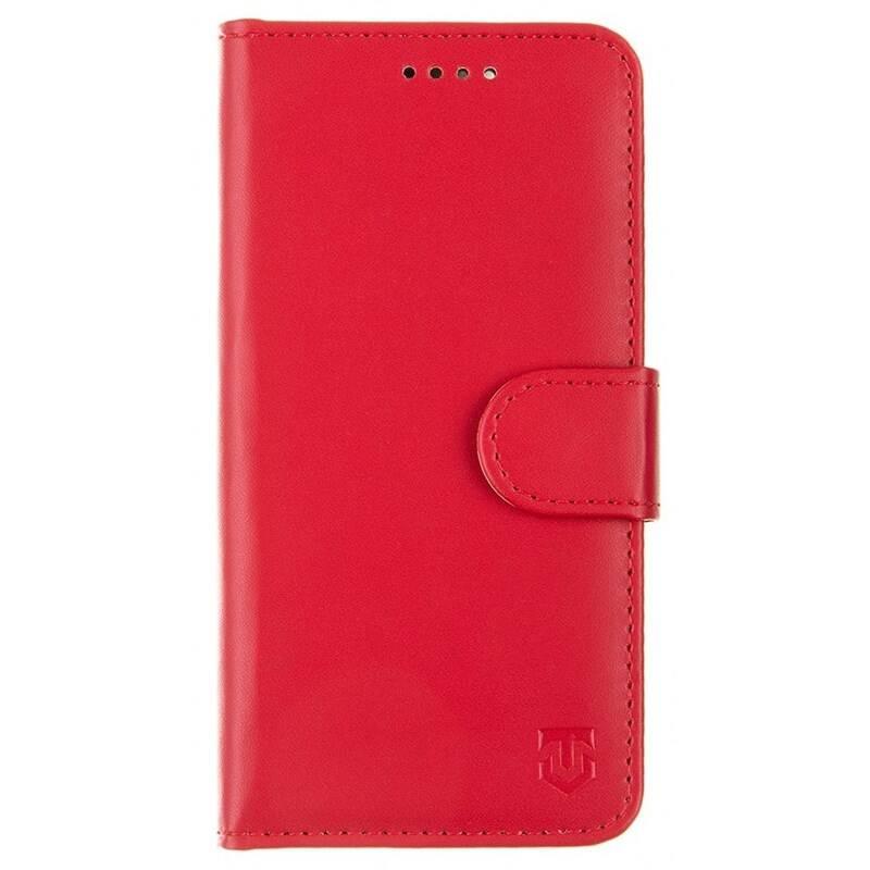 Pouzdro na mobil flipové Tactical Field Notes na Motorola Moto E30 E40 červené