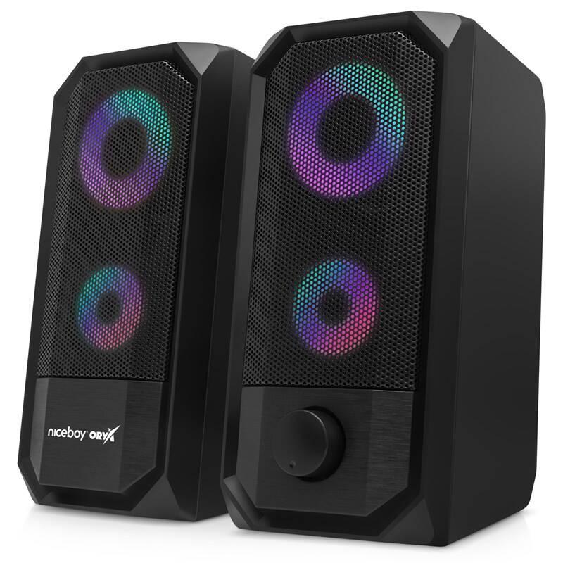 Reproduktory Niceboy ORYX VOX 2.0 černé