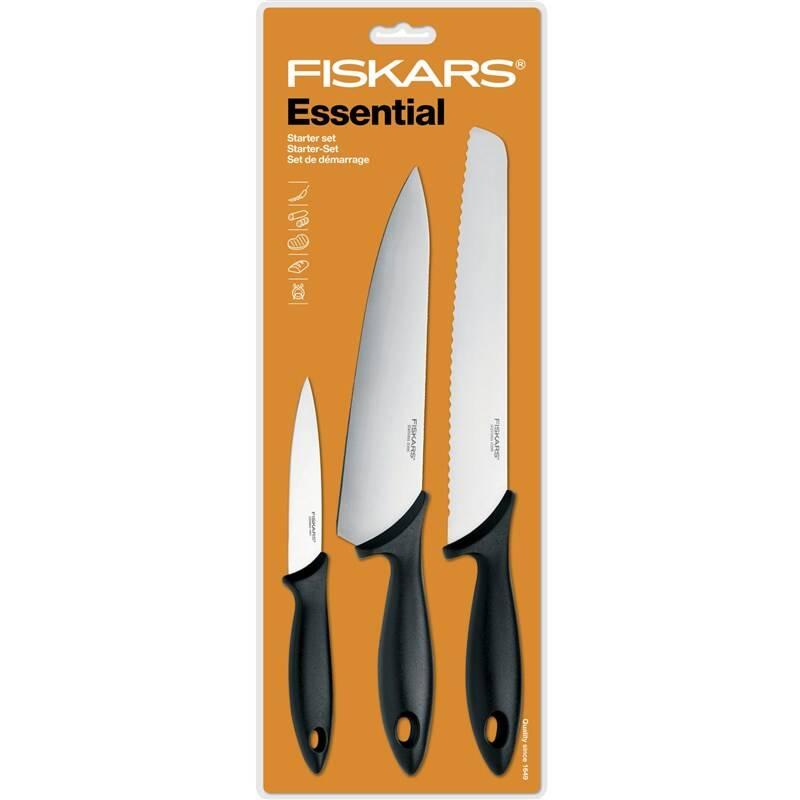 Sada kuchyňských nožů Fiskars Essential základní, Sada, kuchyňských, nožů, Fiskars, Essential, základní