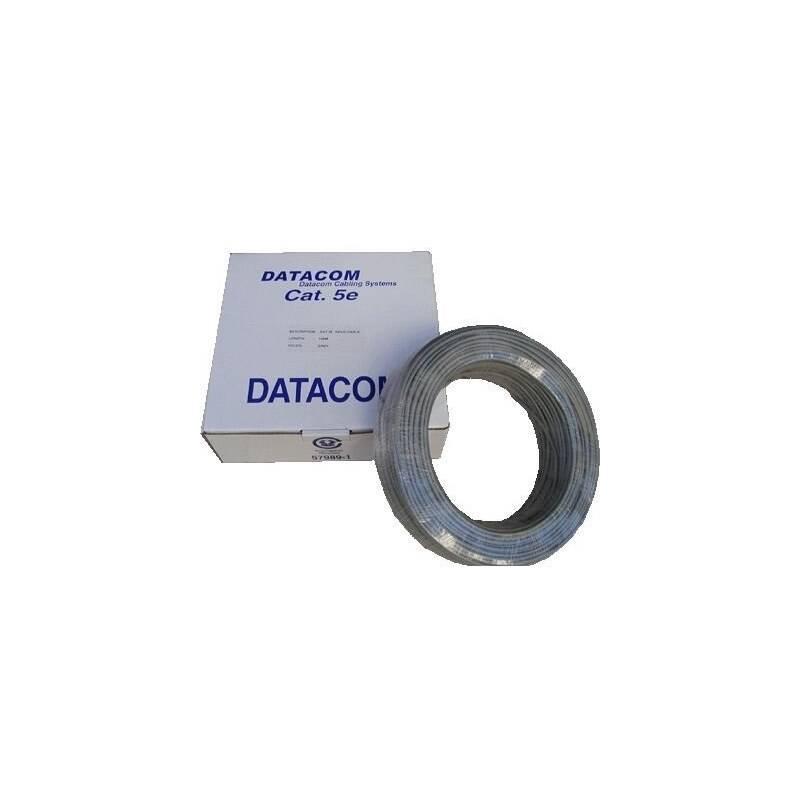 Kabel DATACOM UTP Cat.5e, 100m šedý, Kabel, DATACOM, UTP, Cat.5e, 100m, šedý