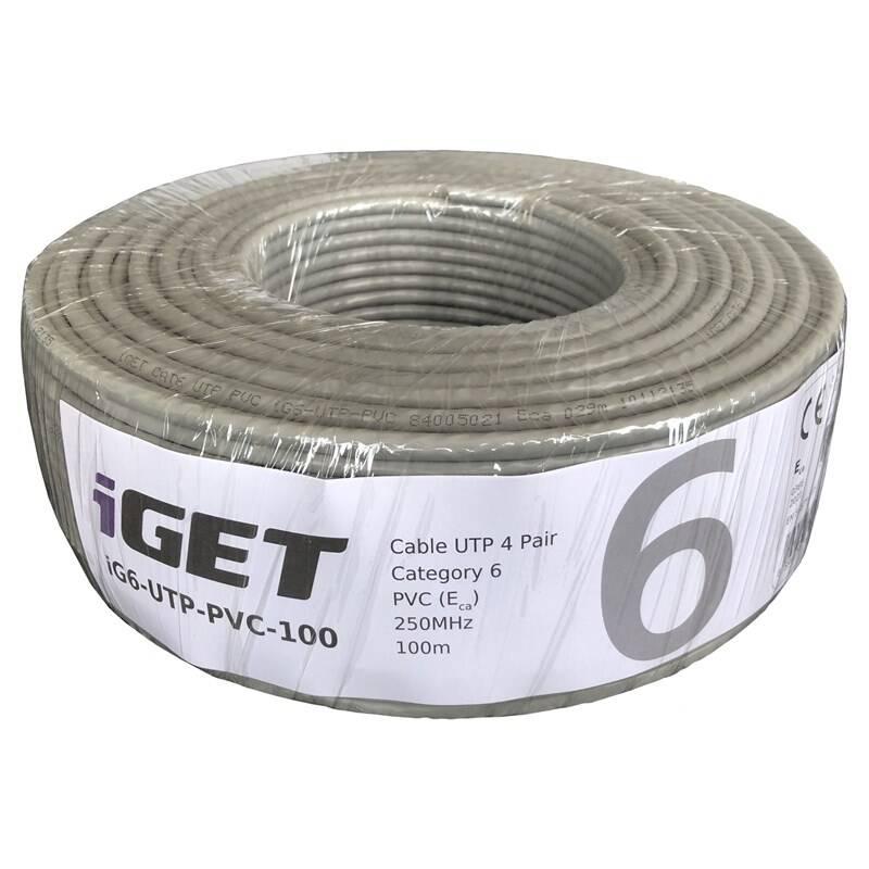 Kabel iGET Cat.6 UTP PVC Eca