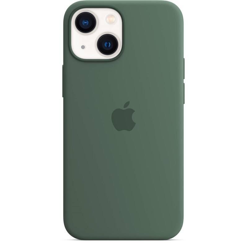 Kryt na mobil Apple Silicone Case s MagSafe pro iPhone 13 – eukalyptově zelený
